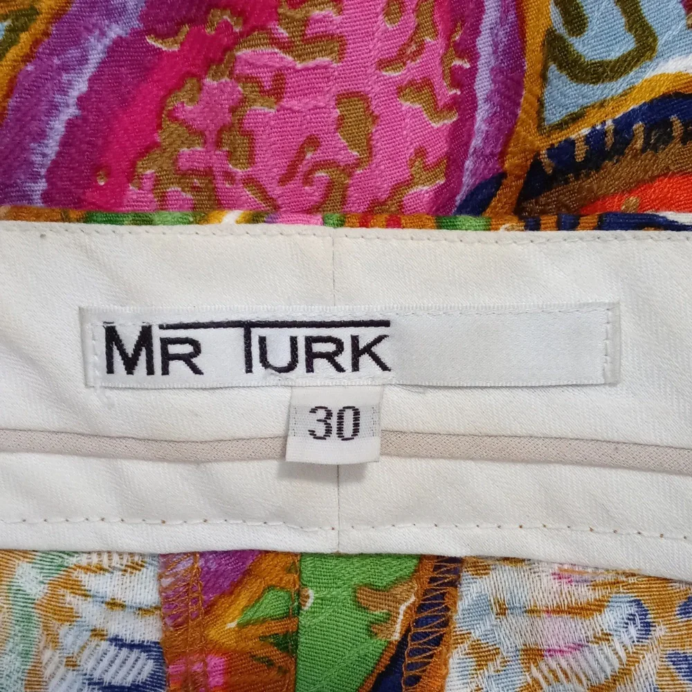 🧡Mr. Turk🧡 - Multicolor Paisley Print Jacquard Cotton Short - Picture 3 of 14